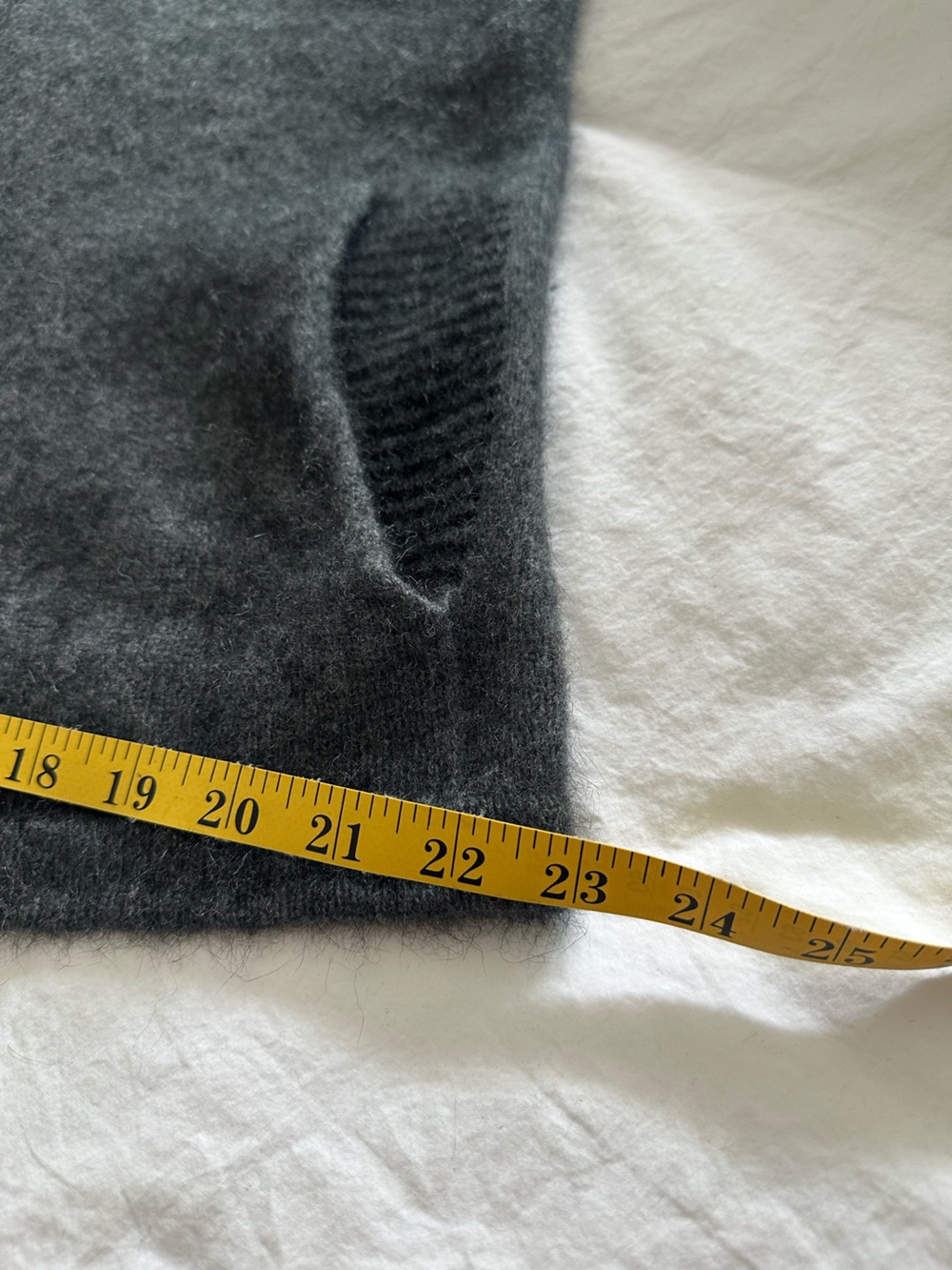LOTHLORIAN Luxury Possum/Merino Knit Sweater - Charcoal Gray, size large - Picture 16 of 16